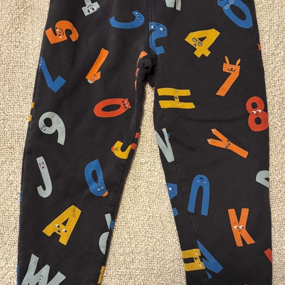 Cat & Jack Alphabet and Number Matching Sweatsuit - Picture 5 of 7